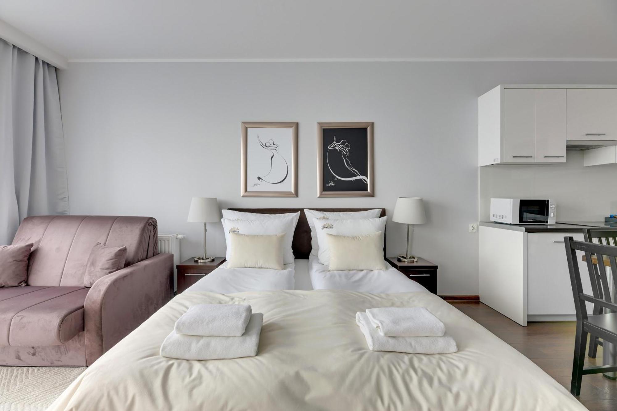 Scala Apartments City Center & Parking By Downtown Apartments Gdaňsk Pokoj fotografie