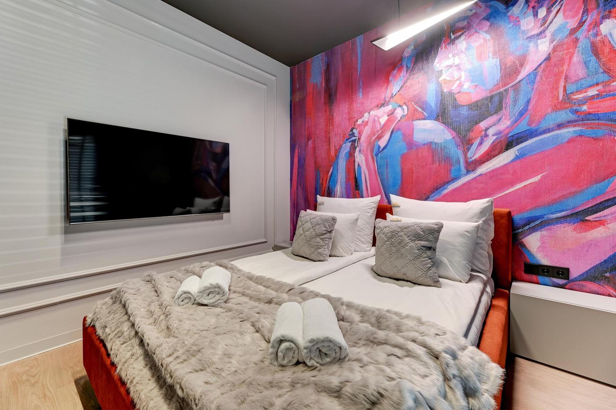 Scala Apartments City Center & Parking By Downtown Apartments Gdaňsk Pokoj fotografie